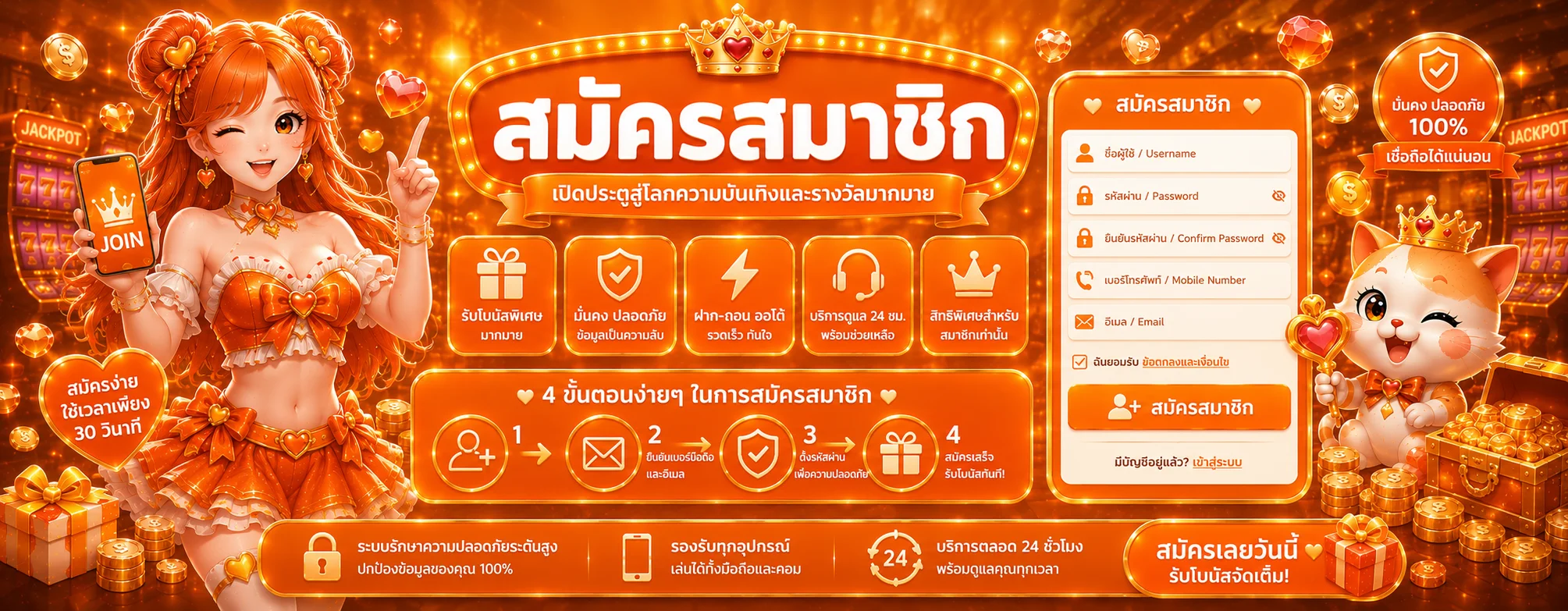 ตัวอย่างเกมสล็อตค่ายดังที่รวมไว้บน VECA999